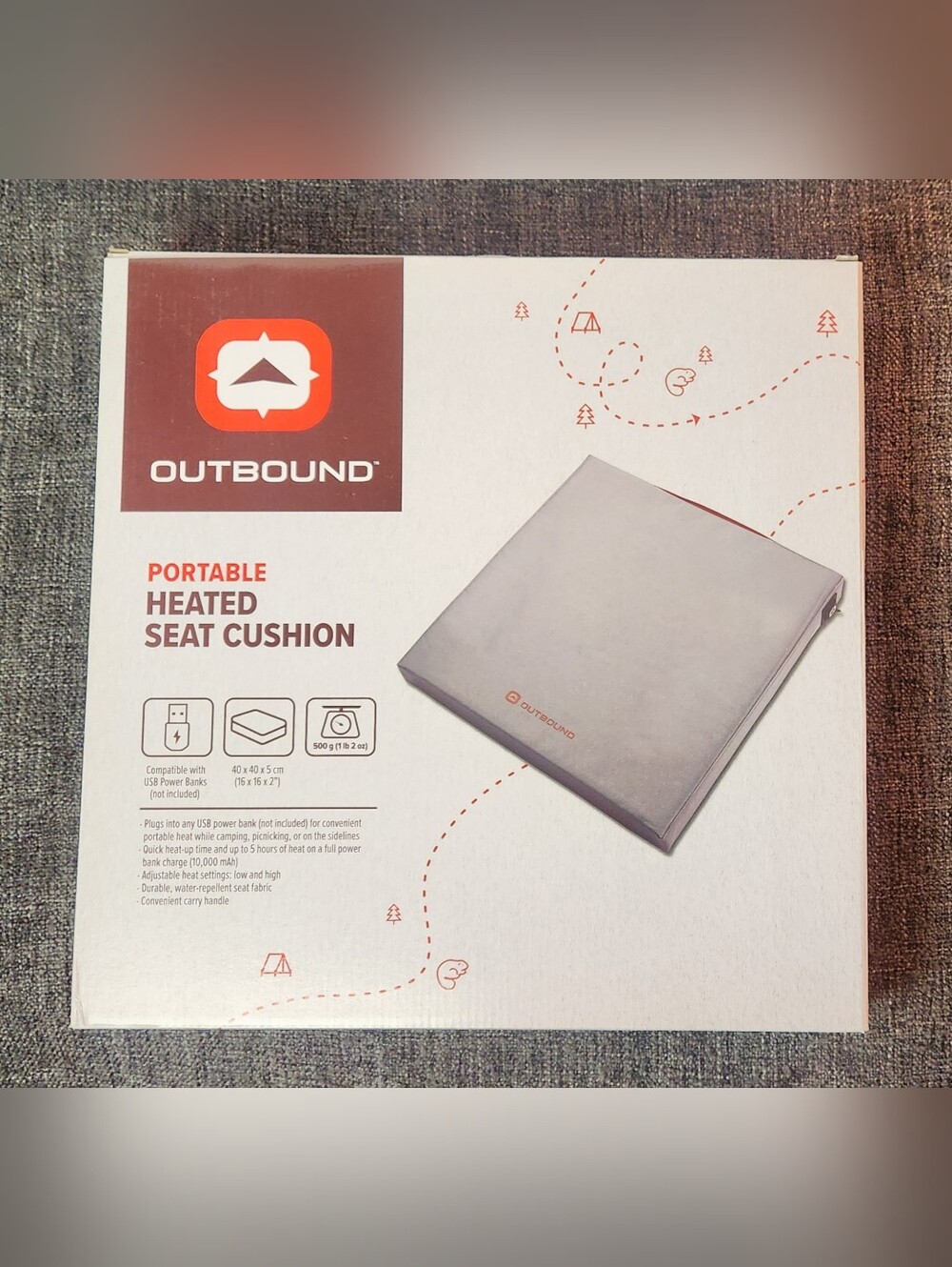 Outbound Portable Heated Seat Cushion